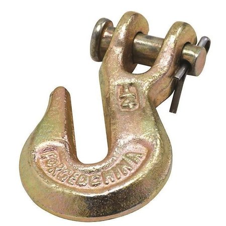 NATIONAL HARDWARE Hook Clvs Grb Chrmt/Yel 1/4In N830-316